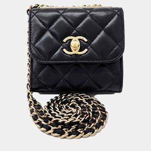 Chanel Black Leather Trendy CC Mini Crossbody Bag