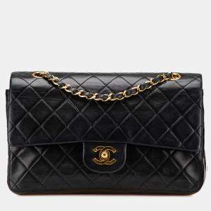 Chanel Black Medium Classic Lambskin Double Flap