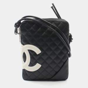 Chanel Black Leather Cambon Ligne Shoulder Bag