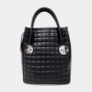 Chanel Black Leather caviar tote bag