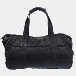 Chanel Sports Line Seal Boutique Coco Mark Boston Bag Nylon