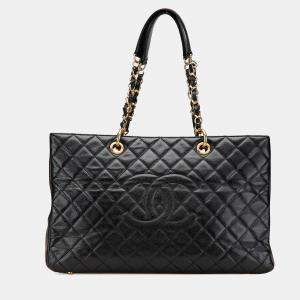 Chanel Black Caviar Grand Shopping Tote XL