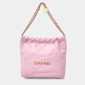 Chanel Pink Leather 22 bag