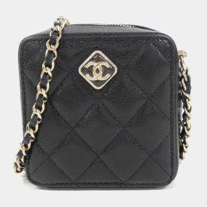 Chanel Caviar leather Chain Clutch