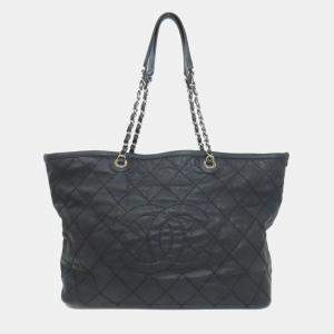 Chanel Matelasse Tote Bag Grained Calfskin
