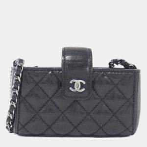 Chanel Black Leather Shoulder Bag