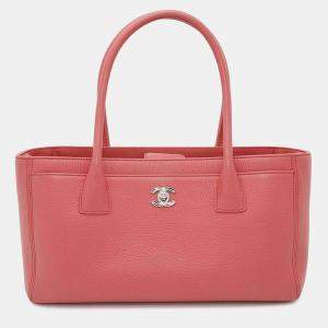 Chanel Pink Leather Executive Tote 