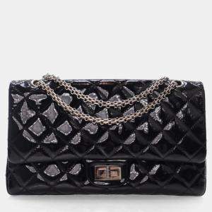 Chanel Black Patent Reissue 2.55 Flap Bag 