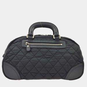 Chanel Black Nylon and Calfskin Paris-New York Duffle Bag