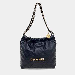 Chanel Black Leather 22 bag