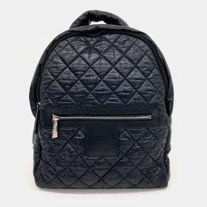 Chanel Black Leather and Nylon Chanel Black Fabric Cocoon Backpack bag