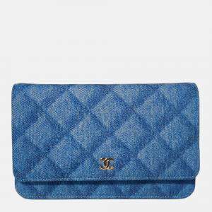 Chanel Blue Denim WOC