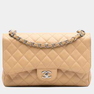 Chanel Jumbo Classic Caviar Double Flap Bag