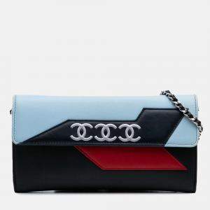 Chanel Lambskin Airlines Wallet On Chain