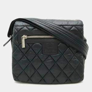 Chanel Coco Cocoon Black Leather Shoulder Bag