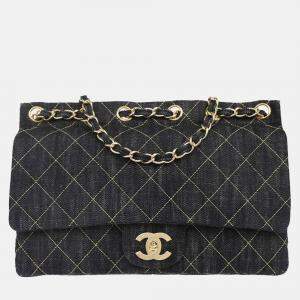 Chanel Navy Denim Shoulder Bag