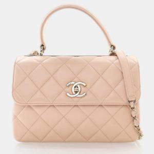 Chanel Trendy CC Small Pink Lambskin Shoulder Bag