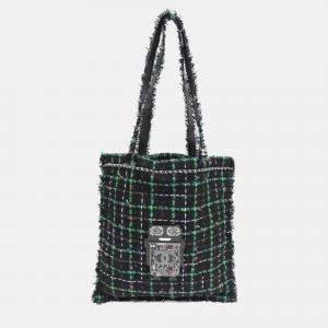 Chanel Black Green Bag