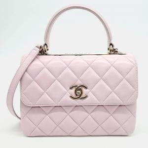 Chanel Pink Leather Lambskin Trendy CC Small bag