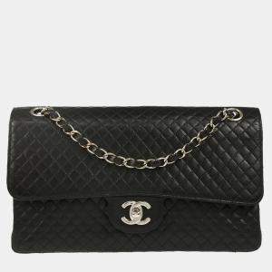 Chanel Single Flap Black Lambskin Shoulder Bag