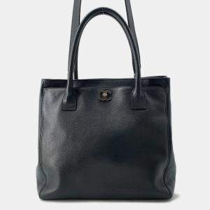 Chanel Executive 2Way Tote Black Leather