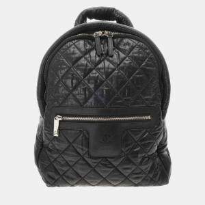 Chanel Coco Cocoon Backpack Black Nylon