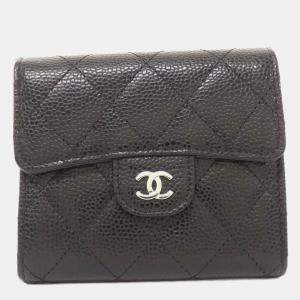 Chanel Classic Black Leather Wallet