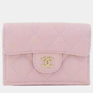 Chanel Timeless Black Leather Classic Line Wallet