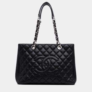 Chanel Black Caviar Grand Shopping Tote