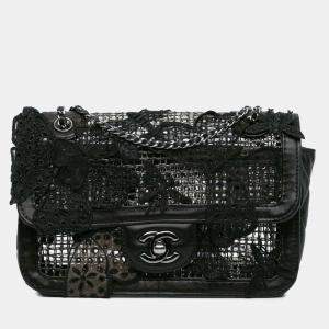 Chanel Black Small Mesh Butterfly Flap