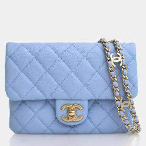 Chanel Blue Caviar Pick Me Up Belt Bag