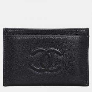 Chanel Embossed CC Card Holder