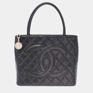 Chanel Reissue Tote Bag Leather Grained Calfskin  Black