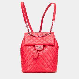 Pre Owned Chanel Small Lambskin Urban Spirit Backpack
