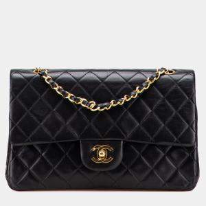 Chanel Black Medium Classic Lambskin Double Flap