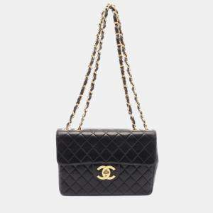 Pre Owned Chanel Deca Matelasse Single Flap Shoulder Bag
