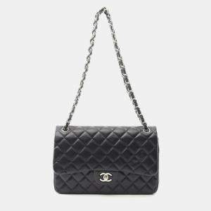 Pre Owned Chanel Deca Matelasse 30 Classic Large W Flap