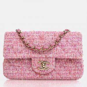 Pre Owned Chanel Mini Tweed Rectangular Flap Bag