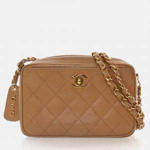 Pre Owned Chanel Vintage Small Caviar Camera Bag