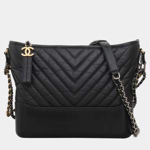 Pre Owned Chanel Chevron Medium Gabrielle Bag