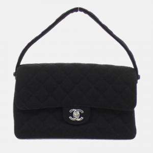 Pre Owned Chanel CC Black Canvas Handbag