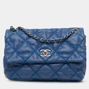 Chanel Blue Small Calfskin Love Me Tender Flap