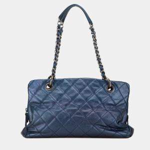 Chanel Quilted Iridescent Caviar Chic Shopping Tote