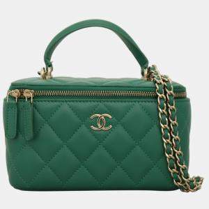 Pre Owned Chanel Classic Small Vanity Case Bag