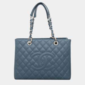 Pre Owned Chanel Caviar Quilted Grand Shopping Tote GST