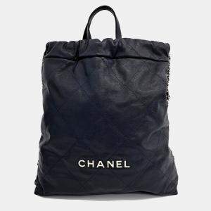 Pre Owned Chanel Caviar 22 Backpack