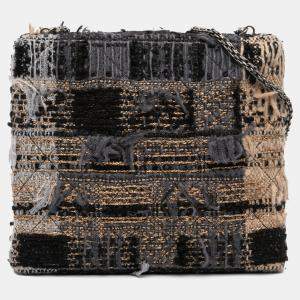 Pre Owned Chanel Multicolor Tweed Quadrato Box Crossbody Bag