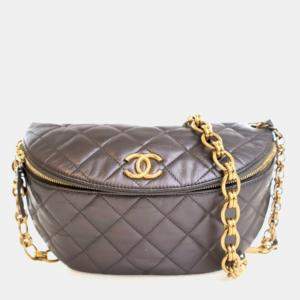 Pre Owned Chanel Aged Calfskin Waist Bag