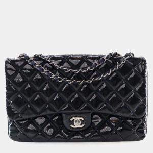 Pre Owned Chanel Medium Patent 3 Bag