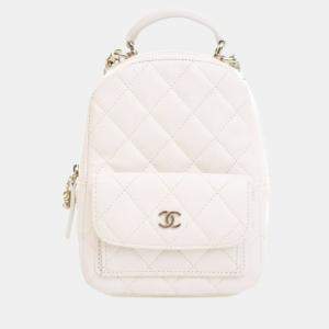 Pre Owned Chanel Mini Caviar Classic Backpack
